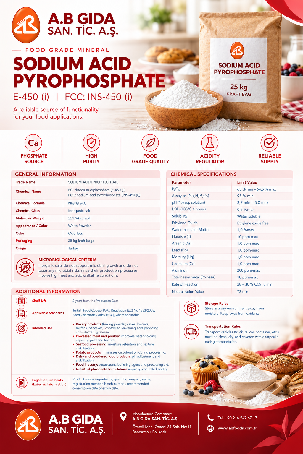 Sodium Acid Pyrophosphate Brochure